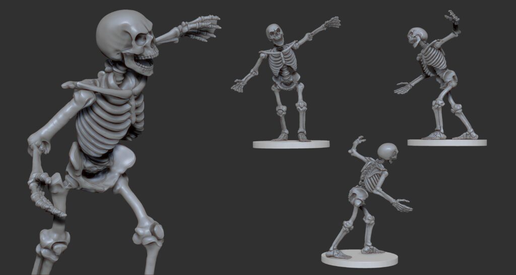 Skeleton miniature